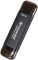 Портативний SSD Transcend  256GB USB 3.1 Gen 2 Type-A + Type-C ESD310 Чорний