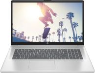 Ноутбук HP 17-cp2044ua 17.3" FHD IPS AG, R5-7520U, 8GB, F512GB, UMA, DOS, серебристый