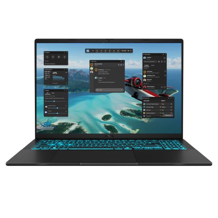 Ноутбук ASUS Vivobook V16 V3607VJ-TK222 16" WUXGA, Intel 5 210H, 16GB, F1TB, NVD3050-6, NoOS, Черный