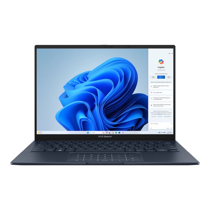 ASUS Notebook Zenbook A14 UX3405CA-QL290 14" WUXGA Touch OLED, Intel Ultra 9 285H, 32GB, F1TB, UMA, NoOS, Blue