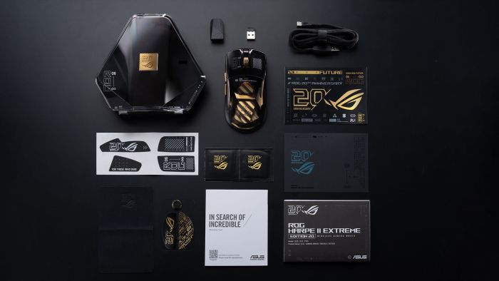 ASUS Mouse ROG Harpe II Extreme, USB-A/WL/BT, Edition 20
