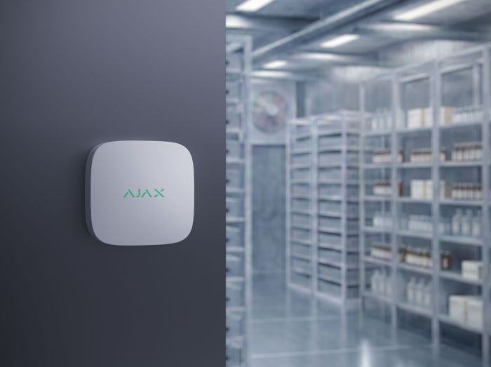 Ajax LifeQuality Lite Jeweler air quality sensor, temperature, humidity, wireless, white (172145.388.WH1)