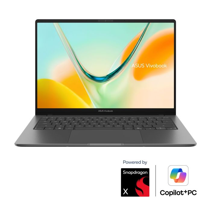 ASUS Notebook Vivobook S14 S5408QA-TM194W 14" WUXGA IPS, Qualcomm X1 26 101, 16GB, F512GB, UMA, Win11, Grey