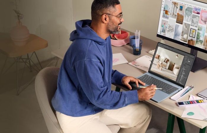 ASUS Notebook Vivobook S16 S5608QA-MB193W 16" WUXGA IPS, Qualcomm X1 26 101, 16GB, F512GB, UMA, Win11, Blue