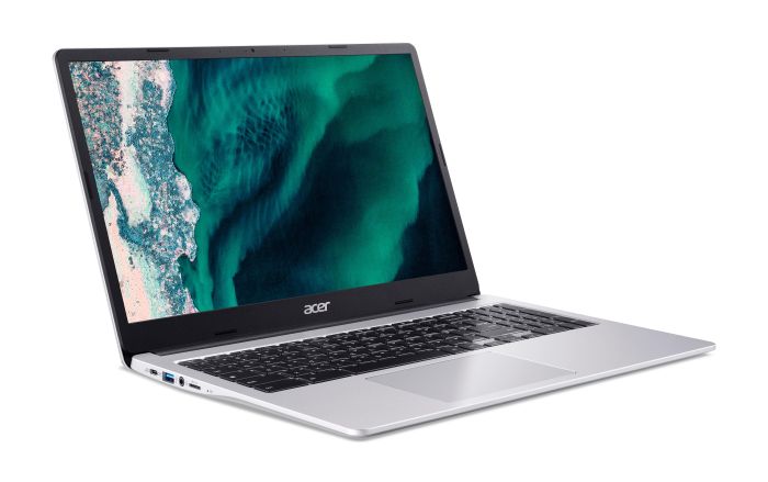 Ноутбук Acer Chromebook CB315-4HT 15" FHD IPS Touch, Intel C N4500, 8GB, F128GB, UMA, ChromeOS, сріблястий