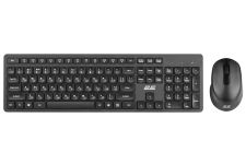 Комплект клавиатура и мышь 2E MK420 WL, EN/UK/RU, чёрный